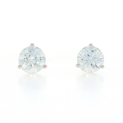 2.60ctw Diamond and Diamond Earrings White Gold