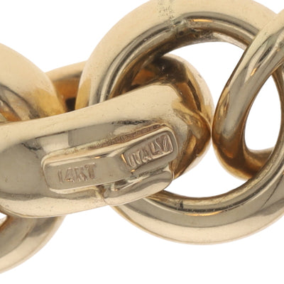 Rolo Chain Necklace Yellow Gold