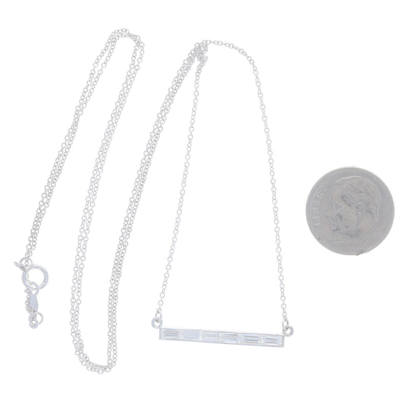 .84ctw Diamond Pendant Necklace White Gold