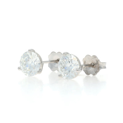 2.00ctw Diamond Earrings White Gold