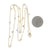 1.03ctw Diamond Diamond Cut Cable Chain Station Necklace Yellow Gold