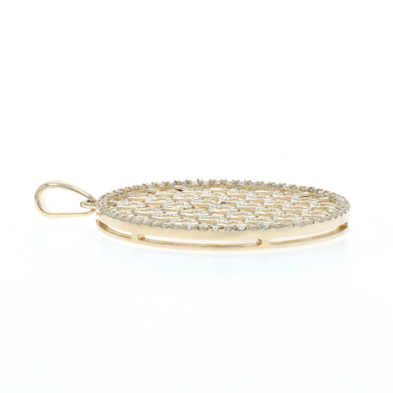 .50ctw Diamond Pendant Yellow Gold