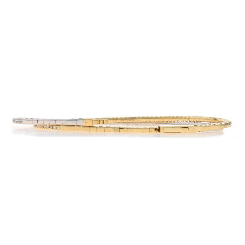 1.32ctw Diamond Bracelet Yellow Gold