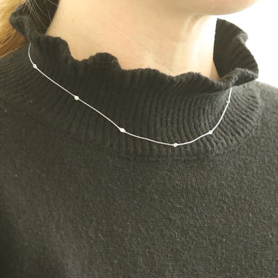 .50ctw Diamond Women's Diamond by the Yard Necklace White Gold
