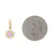 1.12ctw Amethyst and Diamond Pendant Yellow Gold