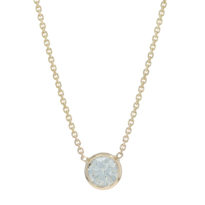 .74ct Diamond Pendant Necklace Yellow Gold