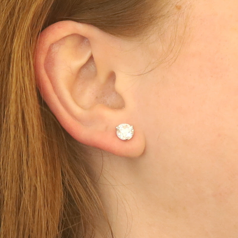 2.60ctw Diamond and Diamond Earrings White Gold