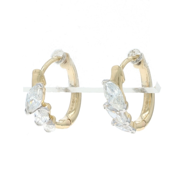.82ctw Diamond Women's Earrings Yellow Gold