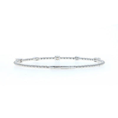 1.25ctw Diamond Bracelet White Gold
