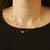 Cultured Freshwater Pearl Cable Necklace Yellow Gold