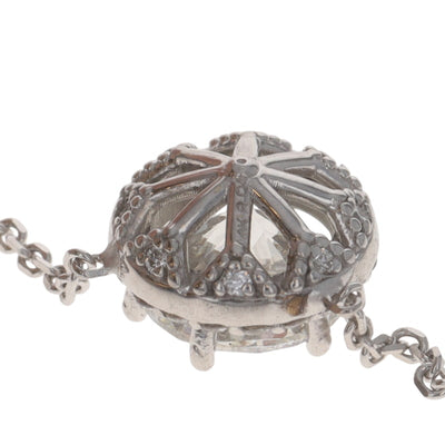 1.21ctw Diamond and Diamond Women's Pendant Necklace White Gold