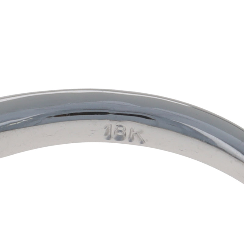 2.02ctw Sapphire and Diamond Band White Gold