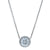 .83ct Diamond and Diamond Diamond Cut Cable Chain Pendant Necklace White Gold