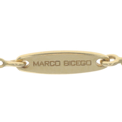 Marco Bicego Jaipur .10ctw Diamond Women's Necklace Yellow Gold