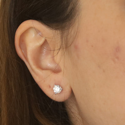 1.80ctw Diamond Earrings White Gold