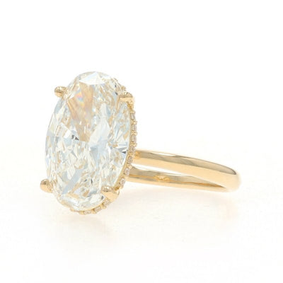 4.95ctw Diamond and Diamond Women's Ring Yellow Gold