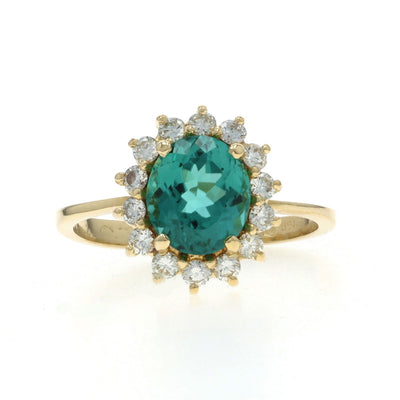 H Stern 2.03ctw Tourmaline and Diamond Ring Yellow Gold