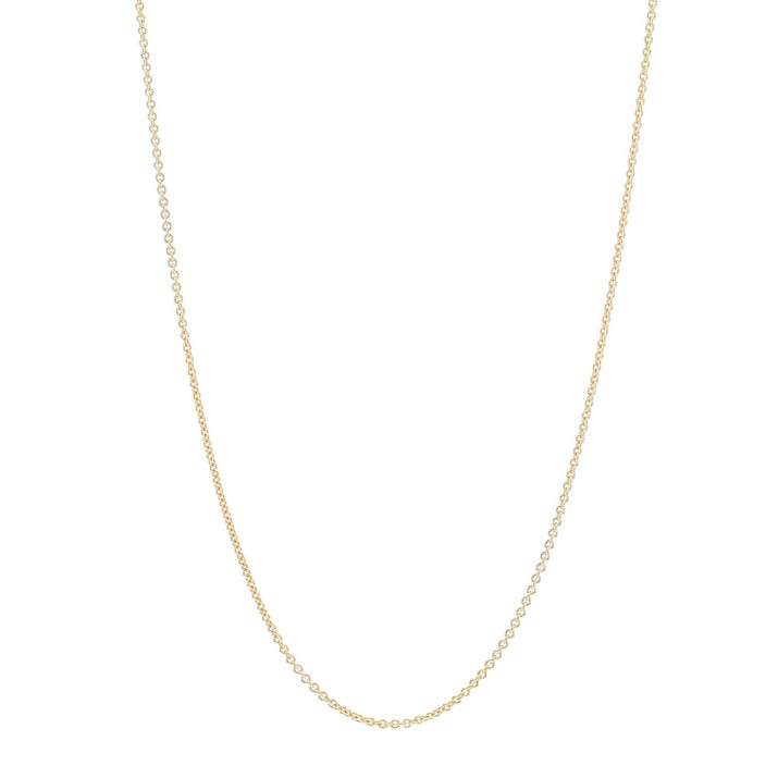 Cable Chain Necklace Yellow Gold