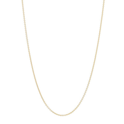 Cable Chain Necklace Yellow Gold