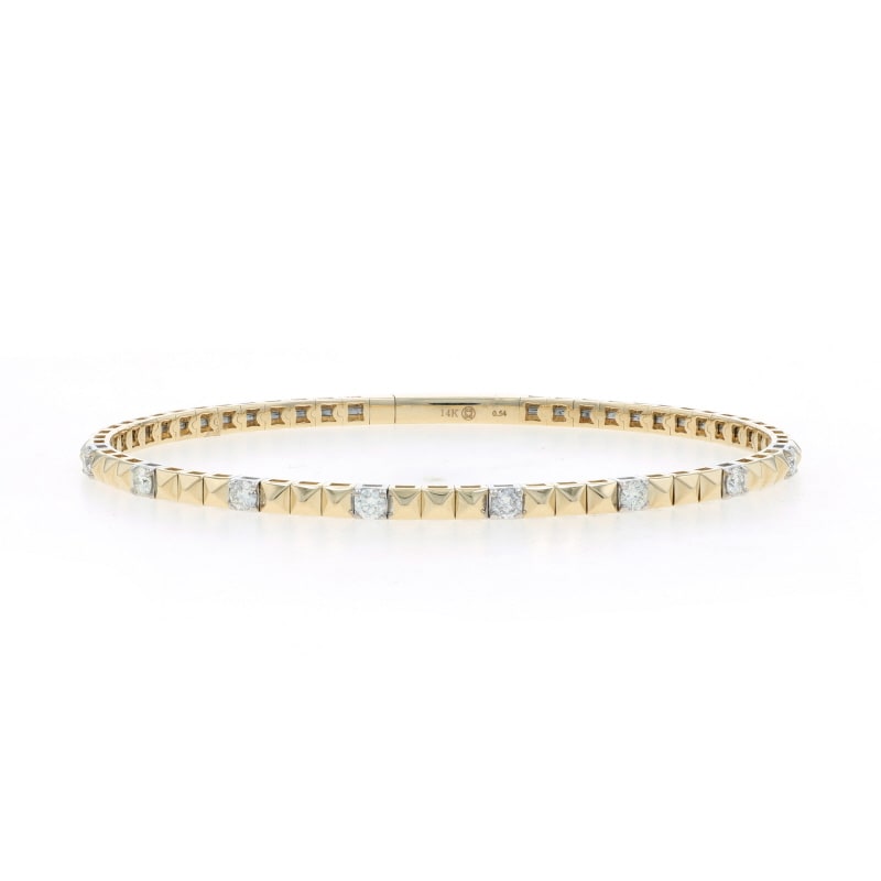 .54ctw Diamond Women's Bracelet Yellow Gold
