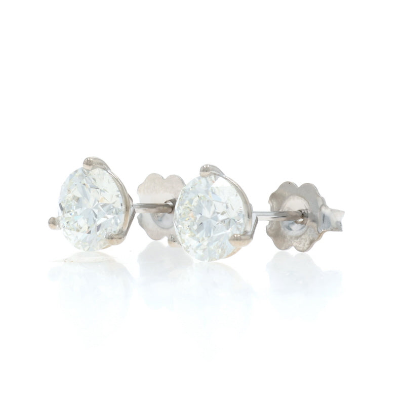 2.00ctw Diamond Earrings White Gold