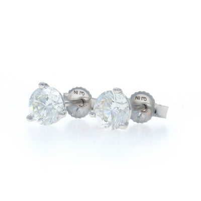 1.00ctw Diamond Earrings White Gold