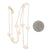 Cultured Freshwater Pearl Cable Necklace Yellow Gold