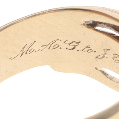 Diamond Women's Band Yellow Gold