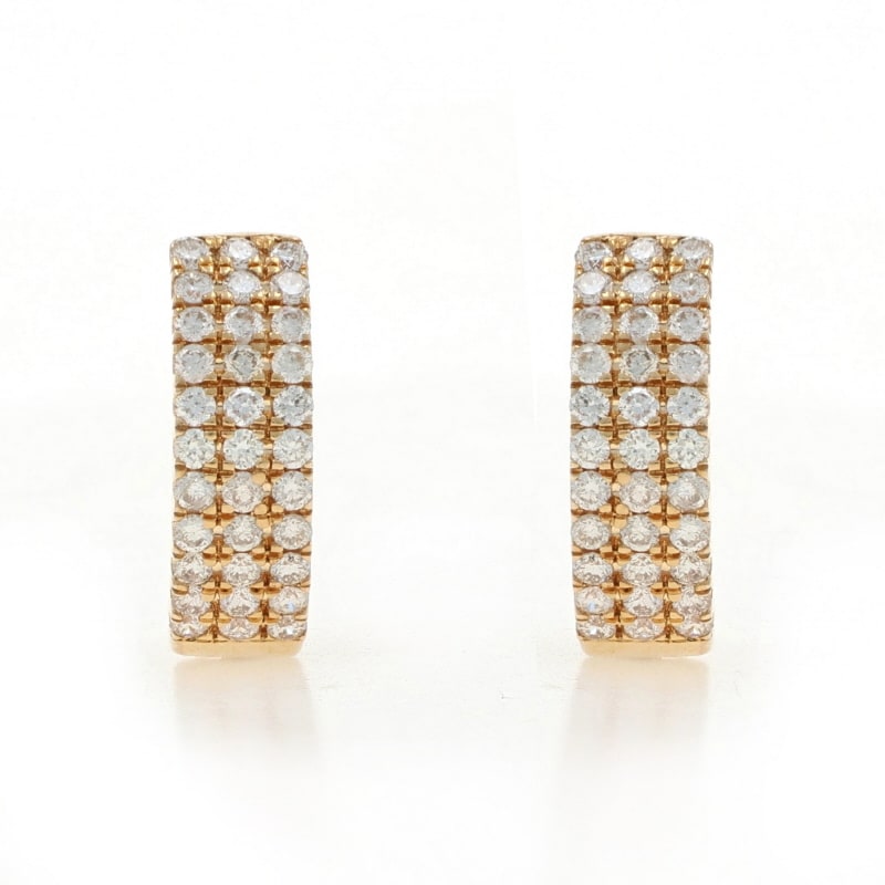 .50ctw Diamond Women's Earrings Yellow Gold