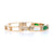 3.44ctw Jadeite and Diamond Bracelet Yellow Gold