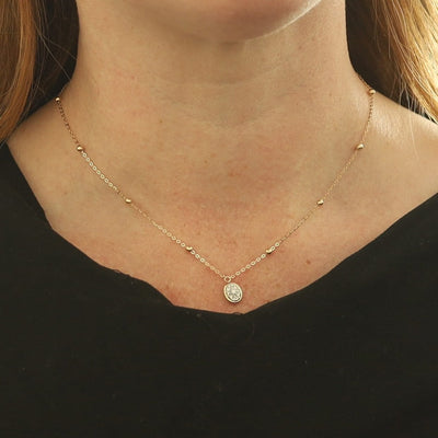 .23ctw Diamond Women's Pendant Necklace Yellow Gold
