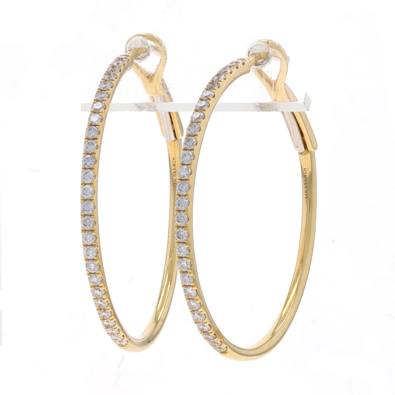 0.5ctw Diamond Earrings Yellow Gold