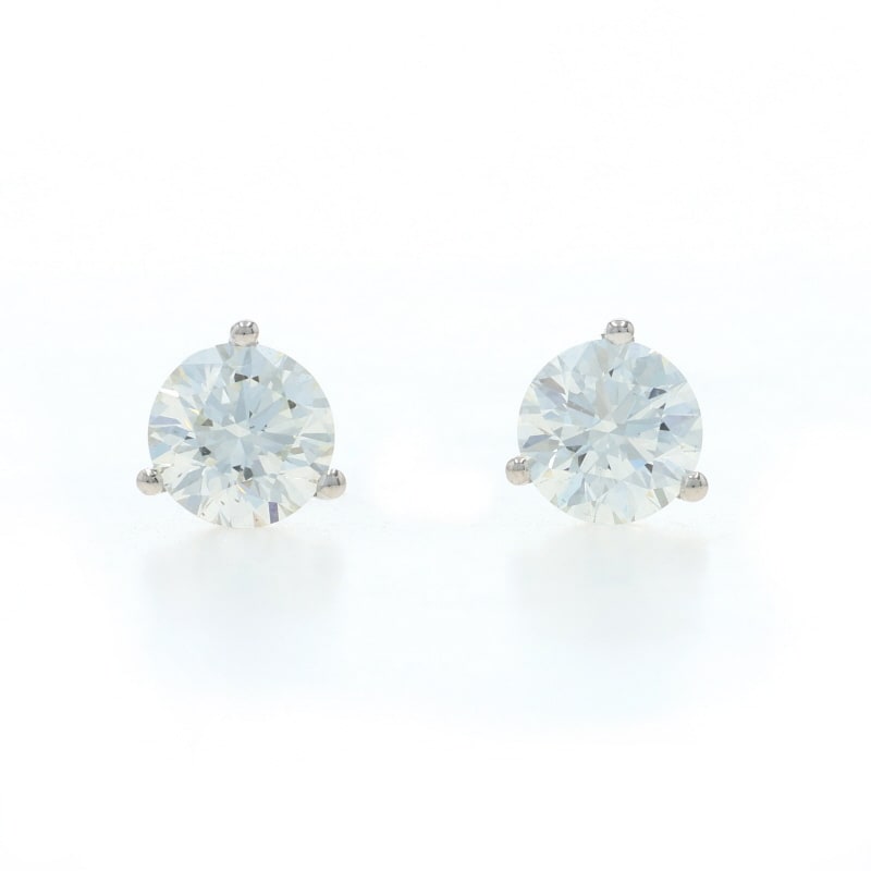 2.04ctw Diamond Women's Earrings White Gold