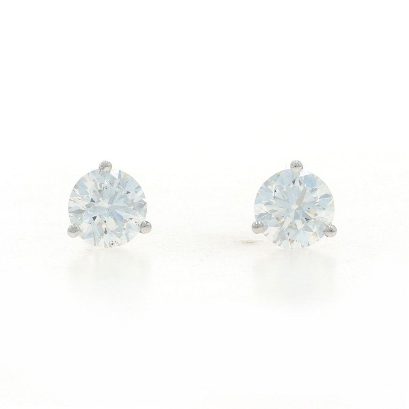 2.01ctw Diamond Women's Earrings White Gold