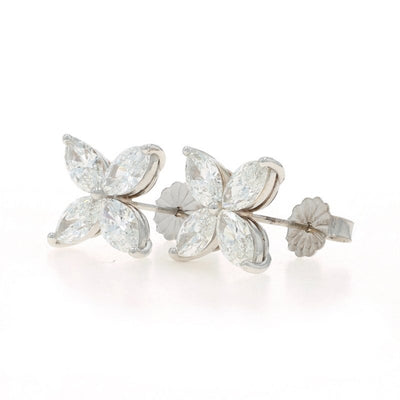 1.94ctw Diamond Women's Earrings White Gold