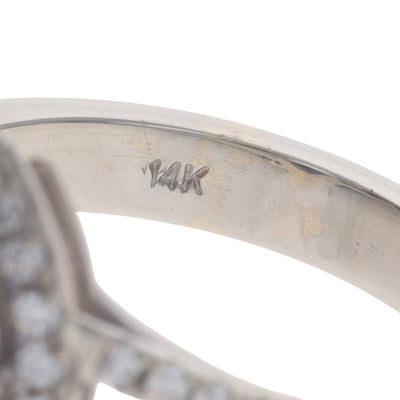 3.20ctw Tanzanite and Diamond Ring White Gold