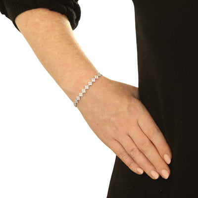 5.94ctw Diamond Bracelet White Gold