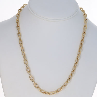 David Yurman Madison 20" Chain Necklace Fancy Chain Necklace Yellow Gold
