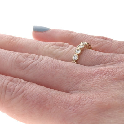 1.00ctw Diamond Women's Band Yellow Gold