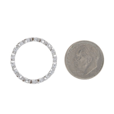 1.00ctw Diamond Women's Band White Gold