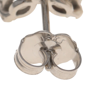 1.28ctw Akoya Pearl and Diamond Earrings White Gold