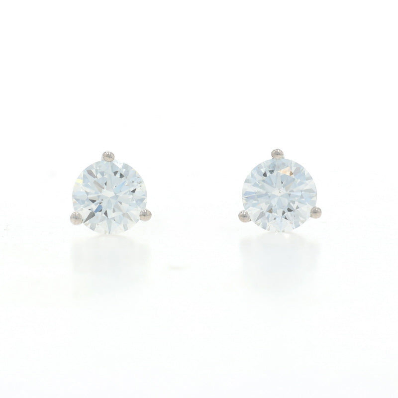 1.45ctw Diamond Earrings White Gold