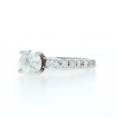 1.57ctw Diamond and Diamond Women's Ring White Gold