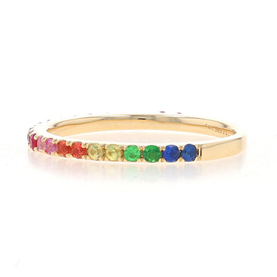 .48ctw Sapphire Band Yellow Gold