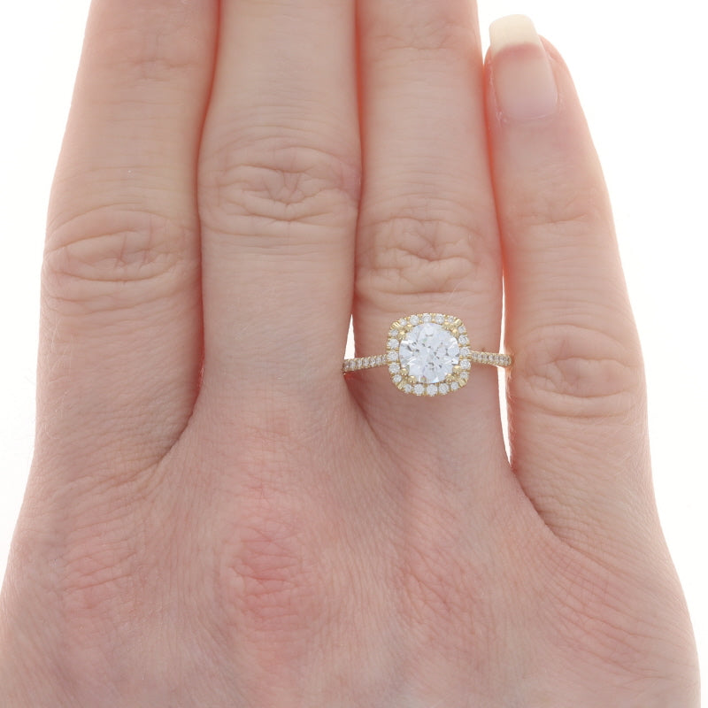 Coast .16ctw Cubic Zirconia and Diamond Ring Yellow Gold