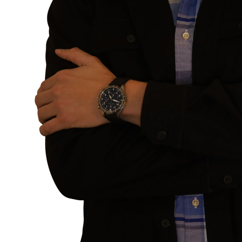 IWC Pilot Chronograph Mens Watch IW388305 Titanium Automatic