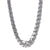 Fancy Diamond Cut Bead Chain Necklace Sterling Silver