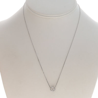 .88ctw Diamond and Diamond Women's Pendant Necklace White Gold