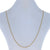 Diamond Cut Rope Chain Necklace Yellow Gold