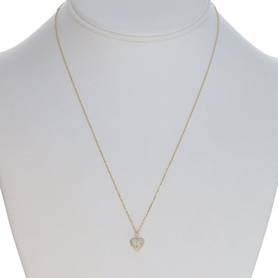 .13ctw Diamond Pendant Necklace Yellow Gold